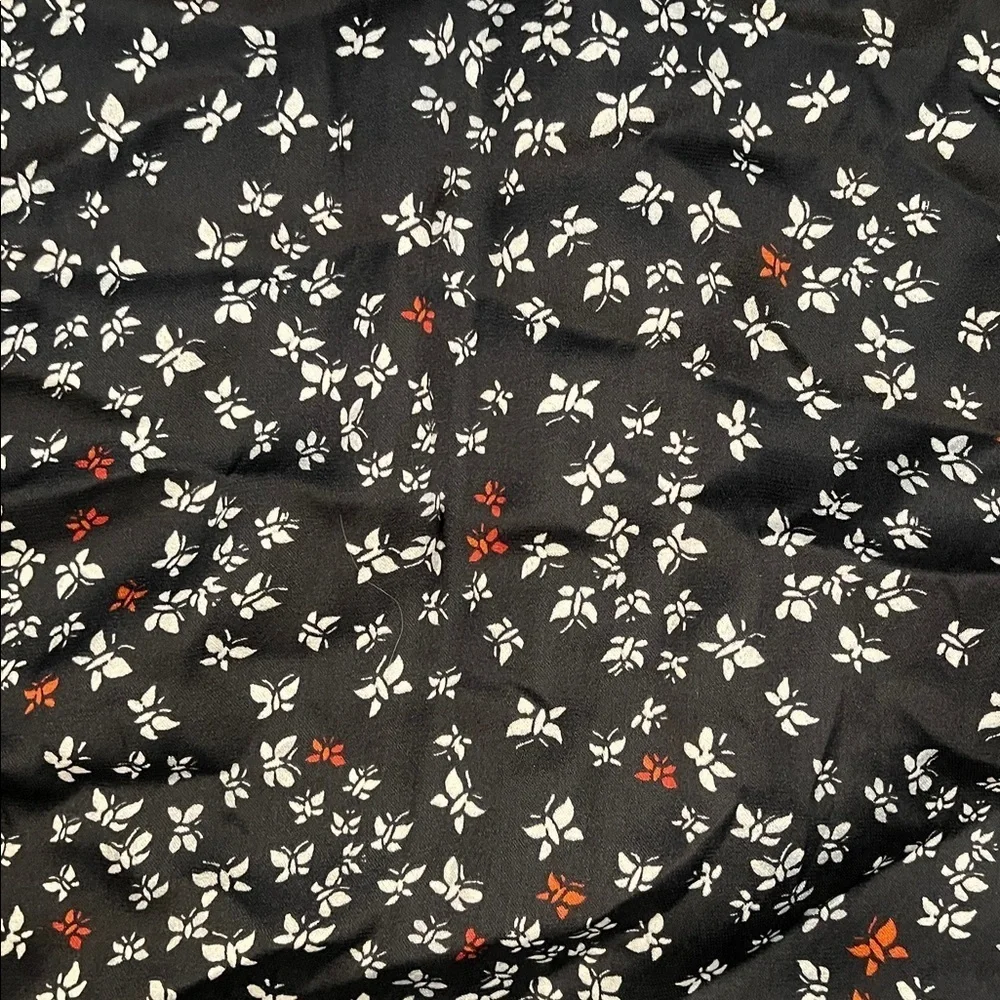 NWT Free people ladylike carbon combo floral black white long sleeve bodysuit M